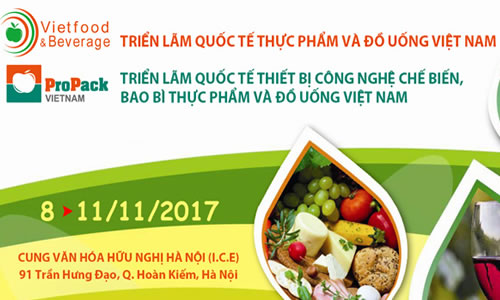 Triển lãm Quốc tế Thực phẩm và Đồ uống 2017 tại Hà Nội