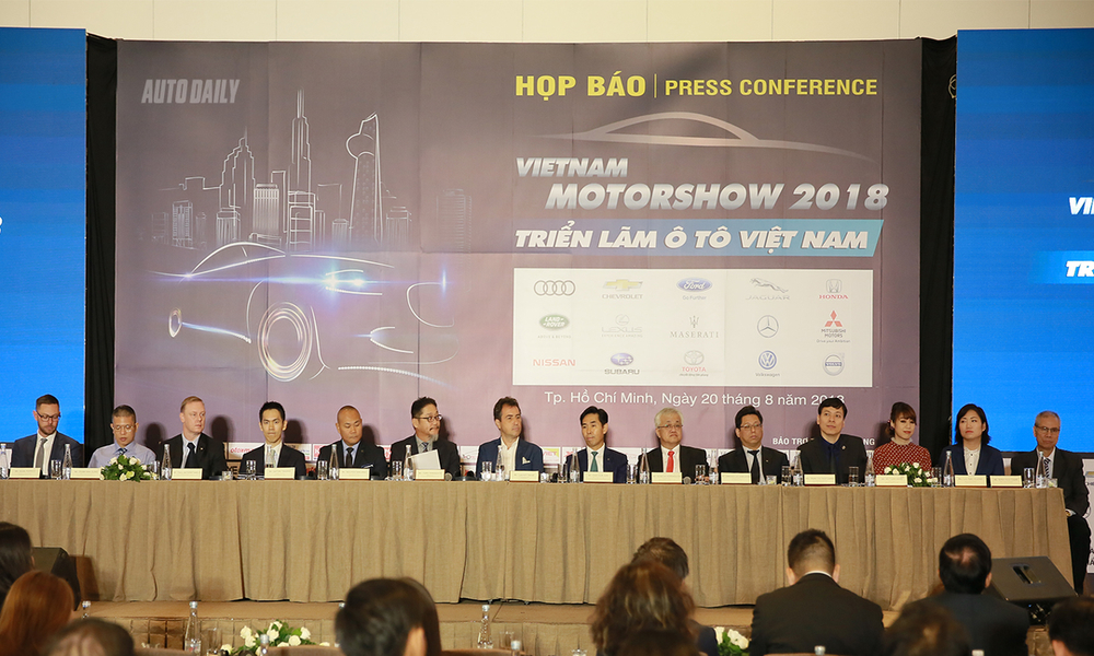 Vietnam Motor Show 2018 chốt ngày diễn ra với 15 thương hiệu