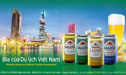 Sabibeco đổi tên thành công ty cổ phần Tập đoàn Bia Sài Gòn