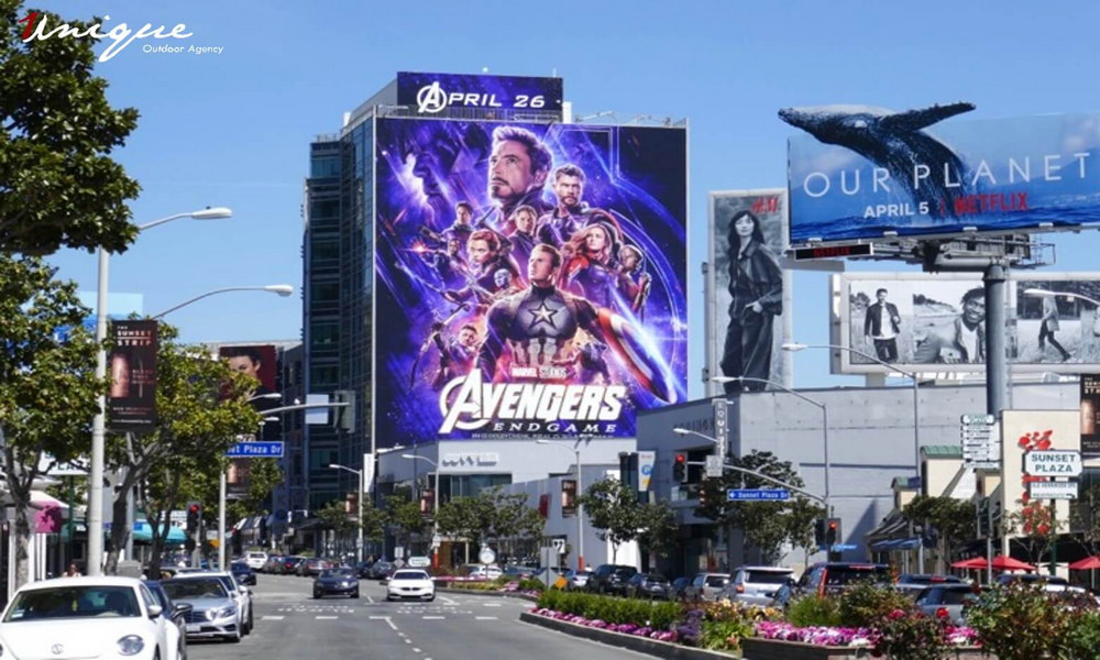 Siêu bom tấn Avengers: Endgame và hàng loạt những billboard quảng cáo cực khủng