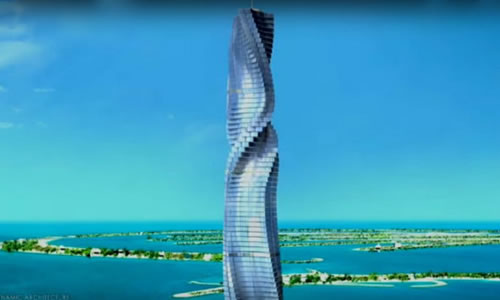Dubai xây tòa nhà xoay 360 độ