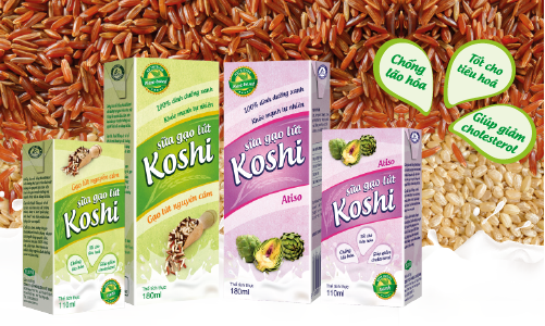 Sữa gạo lứt Koshi – Từ “dinh dưỡng xanh” đến “nhà máy xanh”