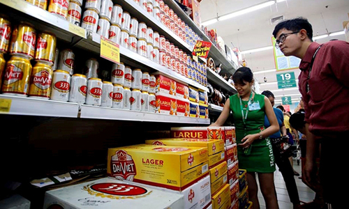 Cạnh tranh sôi động giành thị phần bia Việt Nam