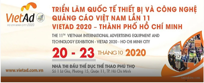 Thư mời Tham quan Triển lãm Quốc tế Thiết bị và Công nghệ Quảng cáo Việt Nam lần 11 VietAd 2020 - TP.Hồ Chí Minh