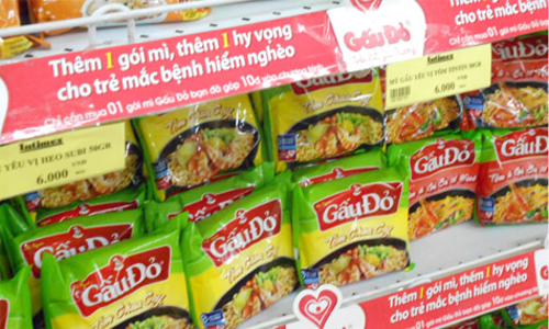 Mỳ Gấu Đỏ và câu chuyện văn hóa trong quảng cáo