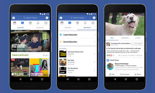 Facebook phát hành dịch vụ Facebook Watch ra toàn cầu