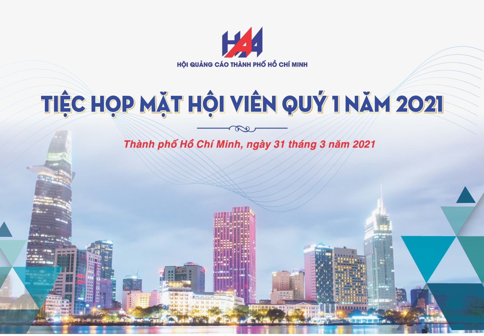 Thư mời tham gia họp mặt hội viên Quý 1 năm 2021