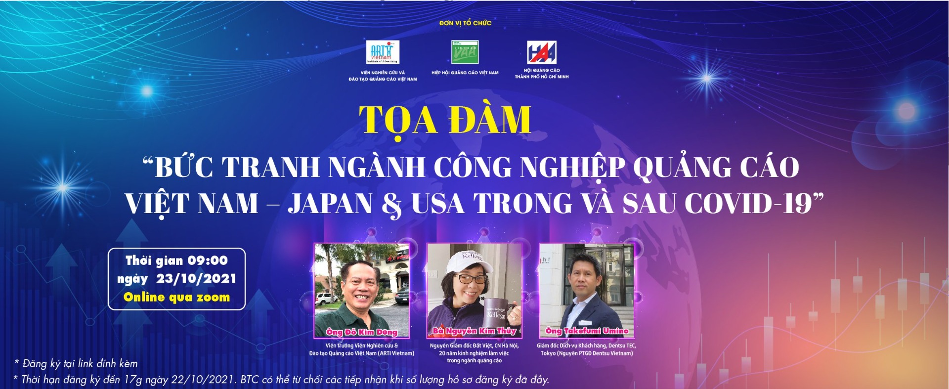 Tọa Đàm "Bức Tranh Ngành Công Nghiệp  Quảng Cáo Việt Nam - Japan & USA Trong Và Sau Covid 19"