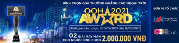 PHIẾU BÌNH CHỌN GIẢI THƯỞNG QUẢNG CÁO NGOÀI TRỜI - OOH AWARD 2021