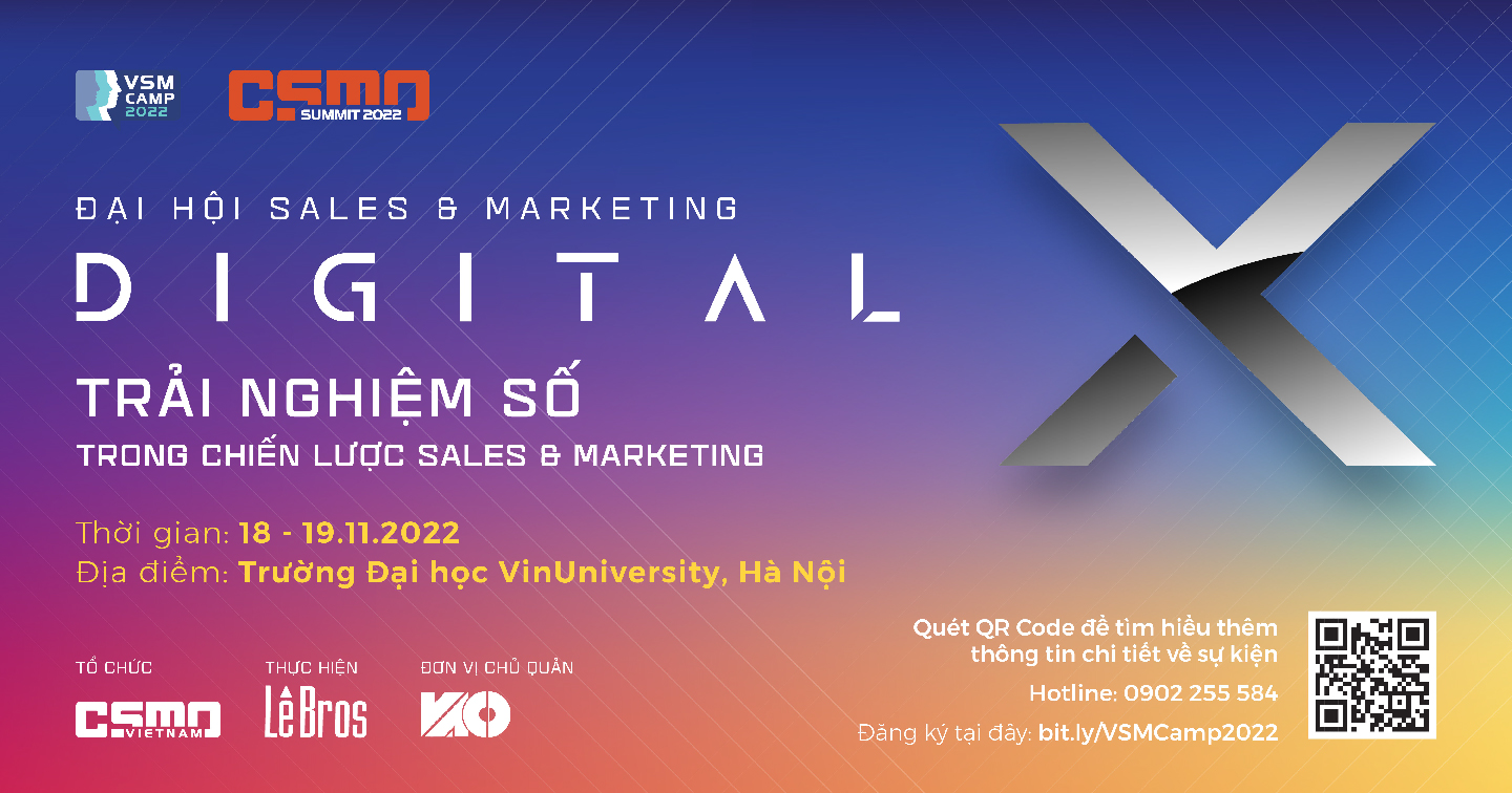 Đại hội Sales và Marketing toàn quốc trở lại từ ngày 18-19/11/2022