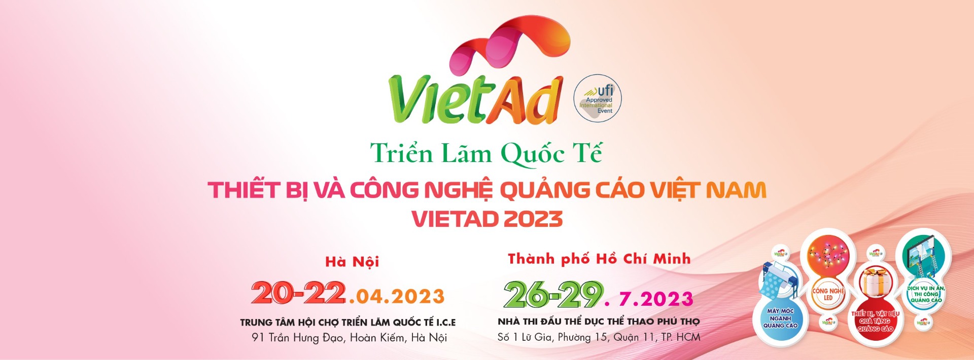 VIETAD HCM 2023 – Trien lam Quoc te Thiet bi va Cong nghe Quang cao tai TP. HCM