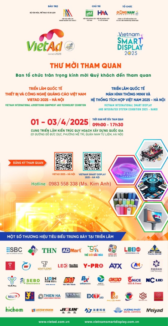 Thư mời Triển lãm VietAd 2025
