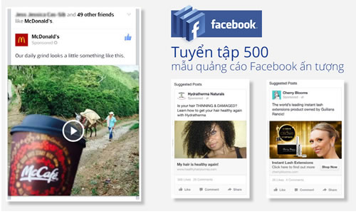 Tuyển tập 500 mẫu quảng cáo Facebook ấn tượng