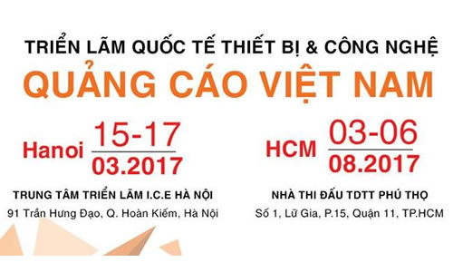 Hàng trăm gian hàng Thiết bị & Công nghệ Quảng cáo tham dự VietAd 2017