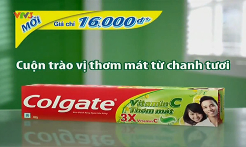 TVC Colgate Vitamin C - Cuộn Trào Vị Thơm Mát Từ Chanh Tươi